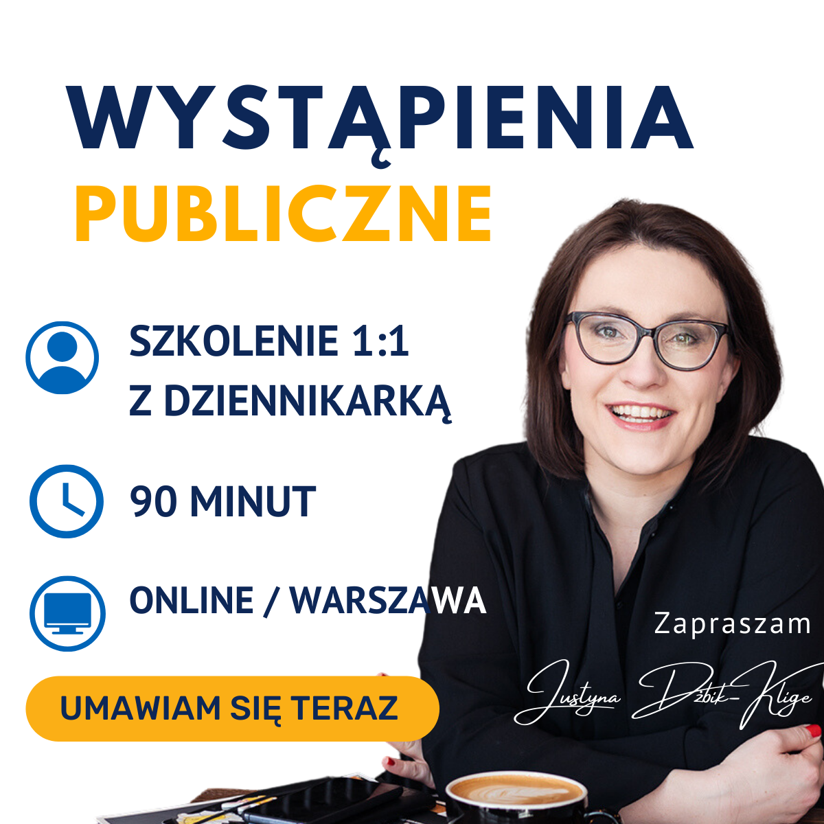 Wystąpienia publiczne – Justyna Dżbik-Kluge